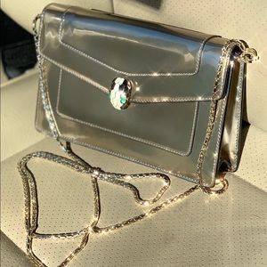 (SOLD) Bvlgari Bronze Serpenti Forever Flap Bag